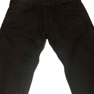 Mens Jet Black Levi’s Jeans